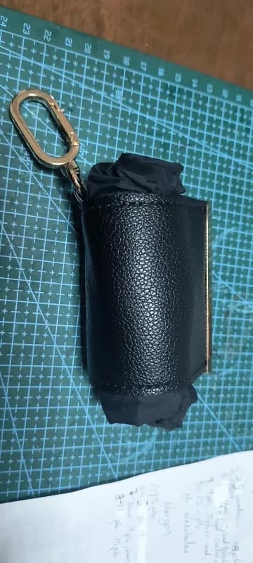 Photo from this review of FoldNaway Foldable Keychain Bag